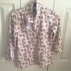 J McLaughlin Patterned Shirt size M